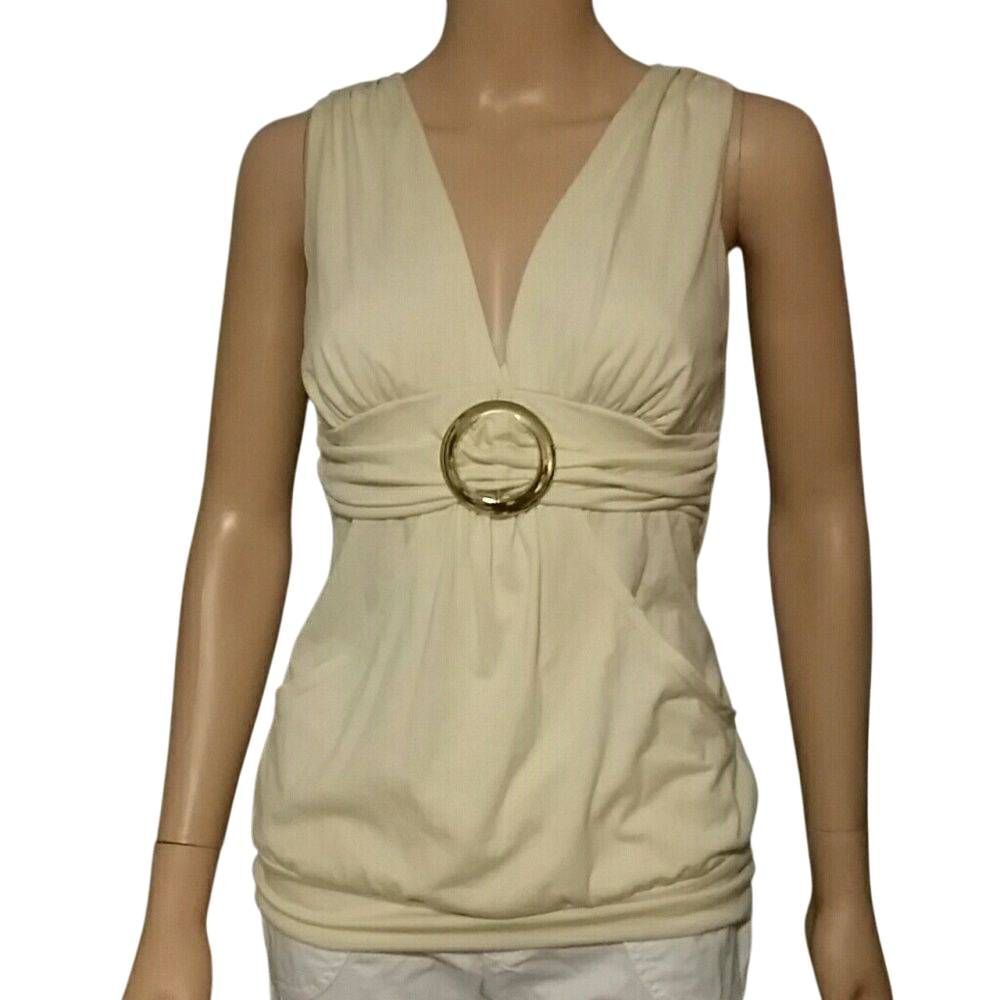 Tempted pale yellow top